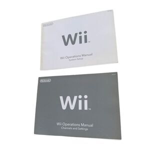 Nintendo Wii Operations Manual System Setup